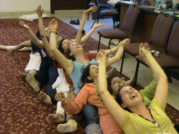 rowing laughter in india